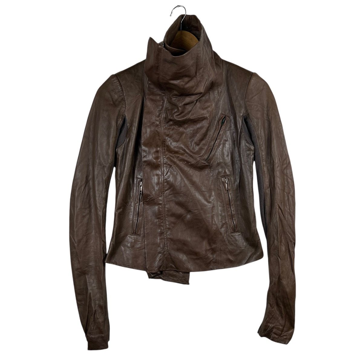 Rick Owens 🔥 RICK OWENS HYBRID LEATHER BOHO MOTORCYCLE JACKET Size M / US 6-8 / IT 42-44 - 3 Thumbnail