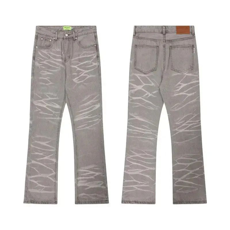 Japanese Brand Retro loose casual micro flared jeans Size US 32 / EU 48 - 6 Thumbnail