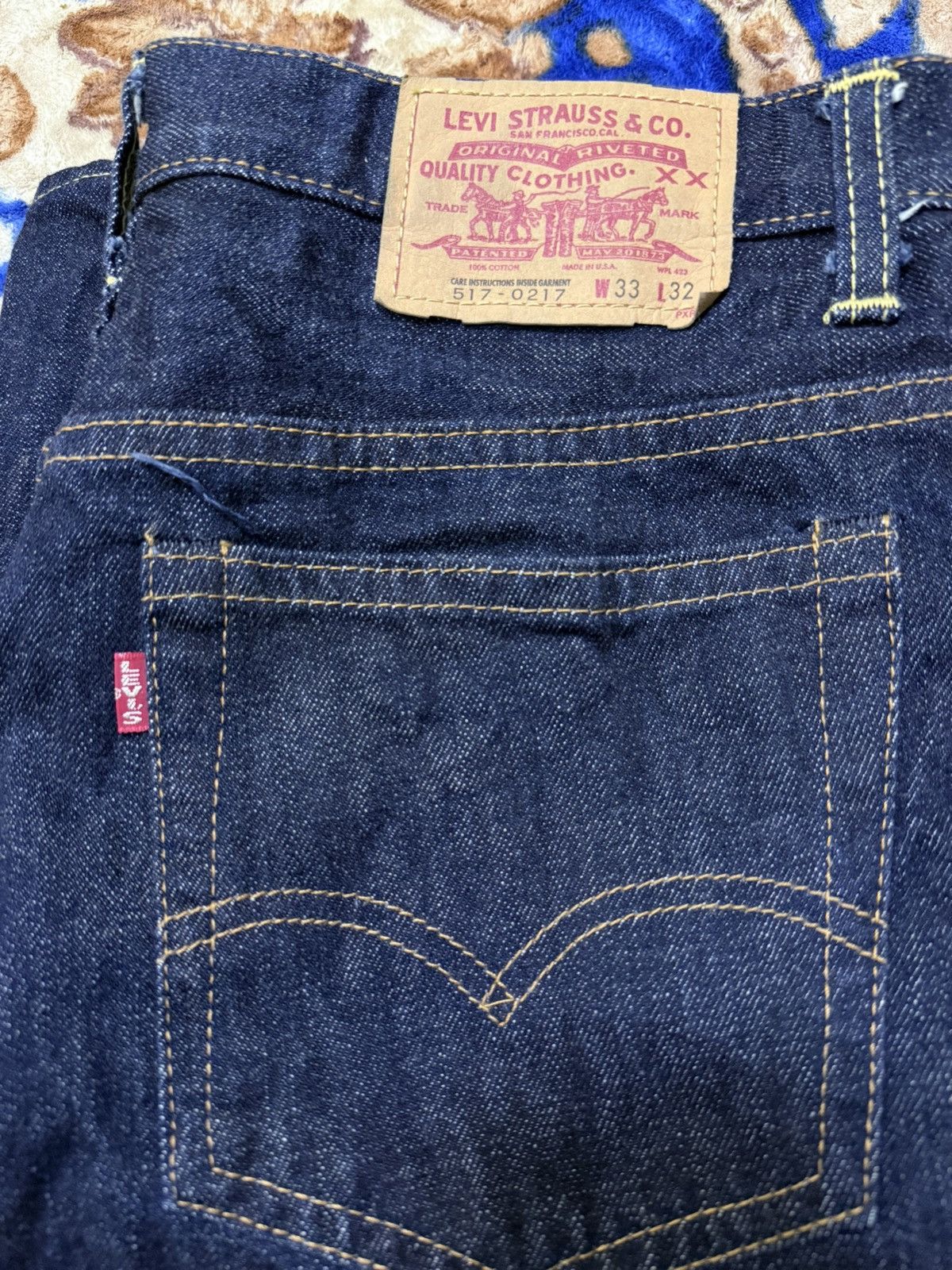 Levi's Levis Big E 517 Flair Cut vintage Size US 32 / EU 48 - 8 Thumbnail