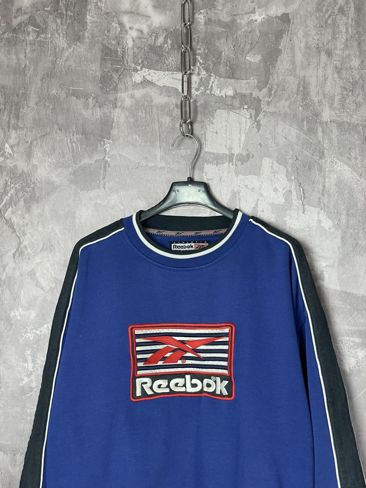 Other Reebok Vintage Sweatshirt Embroidered Big Logo Size US M / EU 48-50 / 2 - 2 Thumbnail