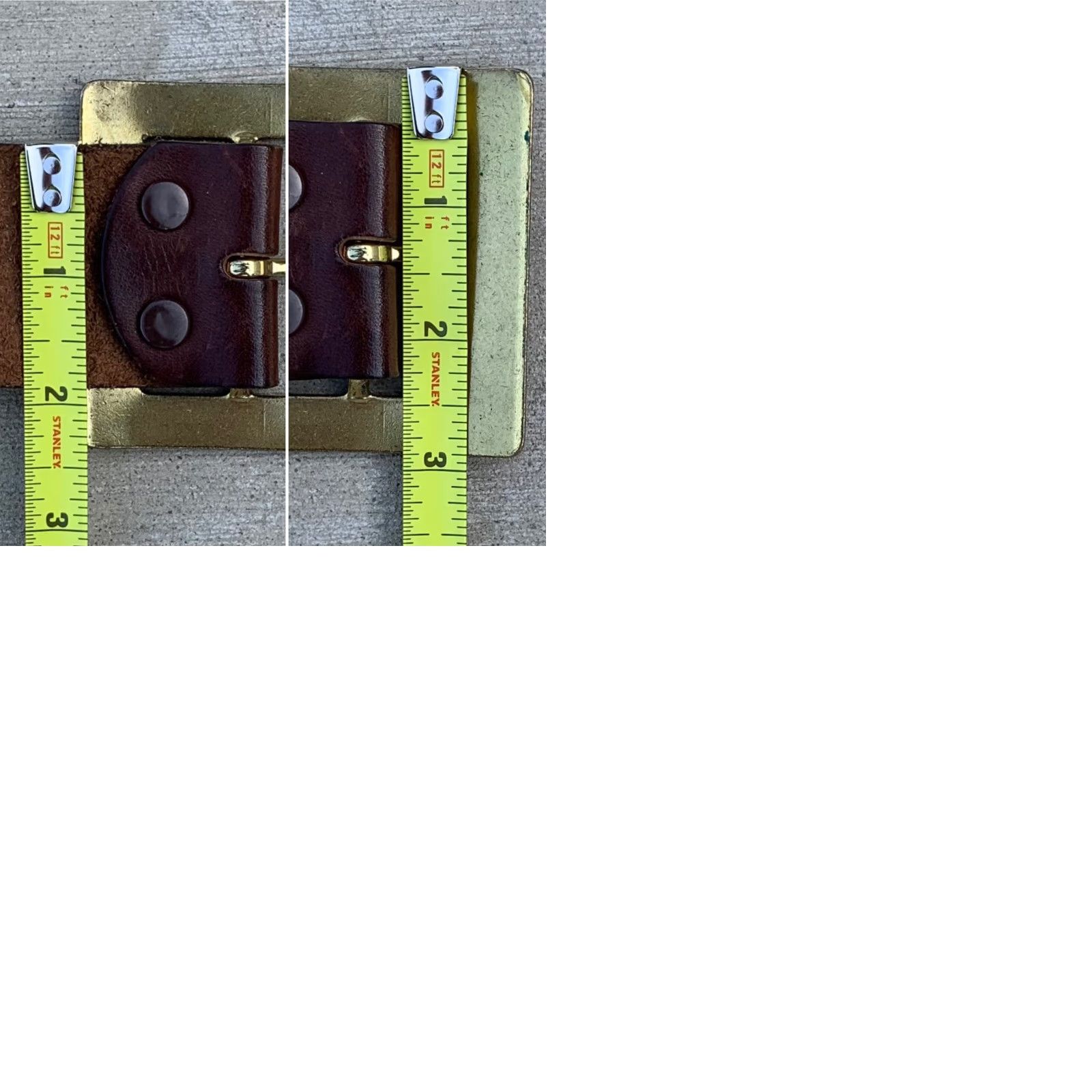 Vintage VINTAGE bench made Harness Cowhide Leather Belt Removable Buckle 35 or 36 Brown Adult Unisex Shirt/Hoodie/Belt? Size ONE SIZE - 12 Thumbnail