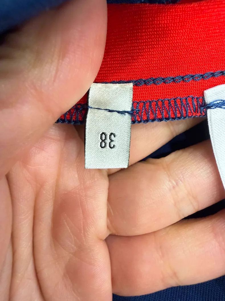 Gucci Gucci Blue and red flared trousers Size 25" / US 0 / IT 36 - 4 Thumbnail