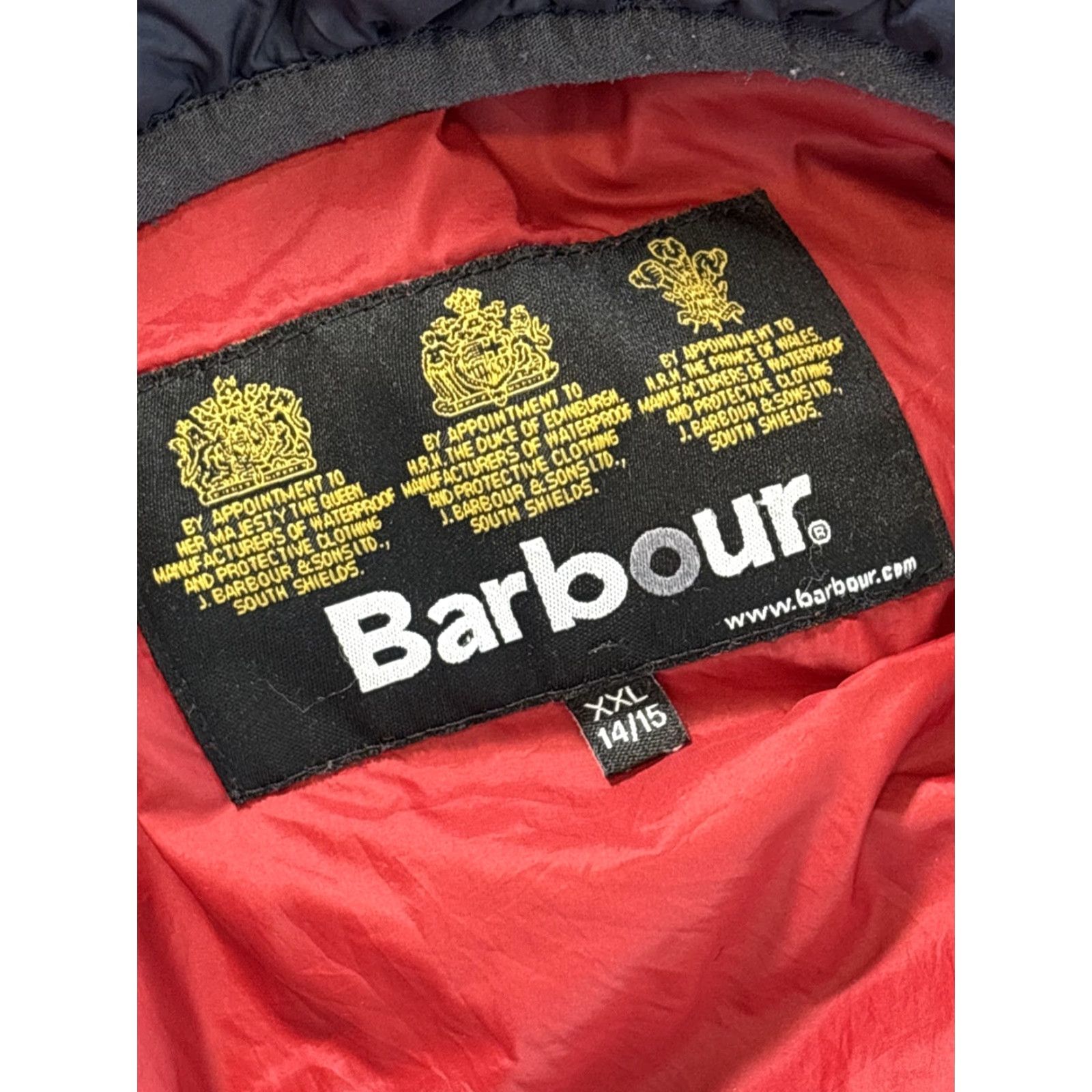 Barbour BARBOUR Puffer Jacket Womens 2XL Blue Long Insulated Hooded Winter Coat Jacket Coat Long Sleeve Zip Snap Size XXL / US 16-18 / IT 52-54 - 5 Thumbnail
