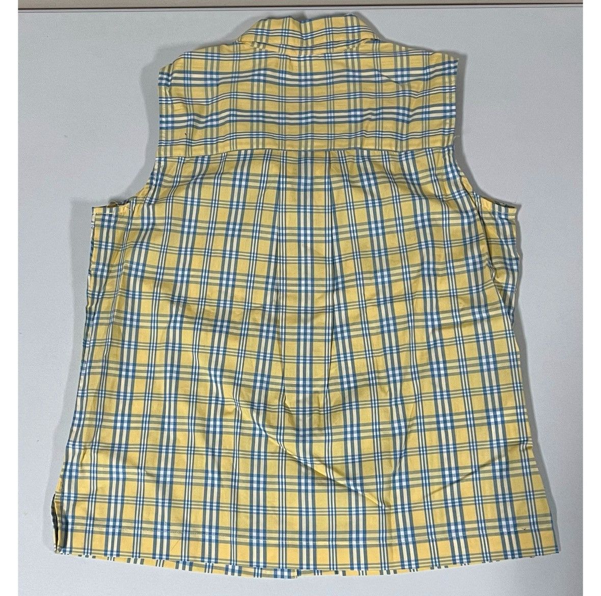 Liz Claiborne Liz Claiborne Yellow Plaid Button-Down Top Blouse Size S 🩵✨ Size S / US 4 / IT 40 - 6 Thumbnail