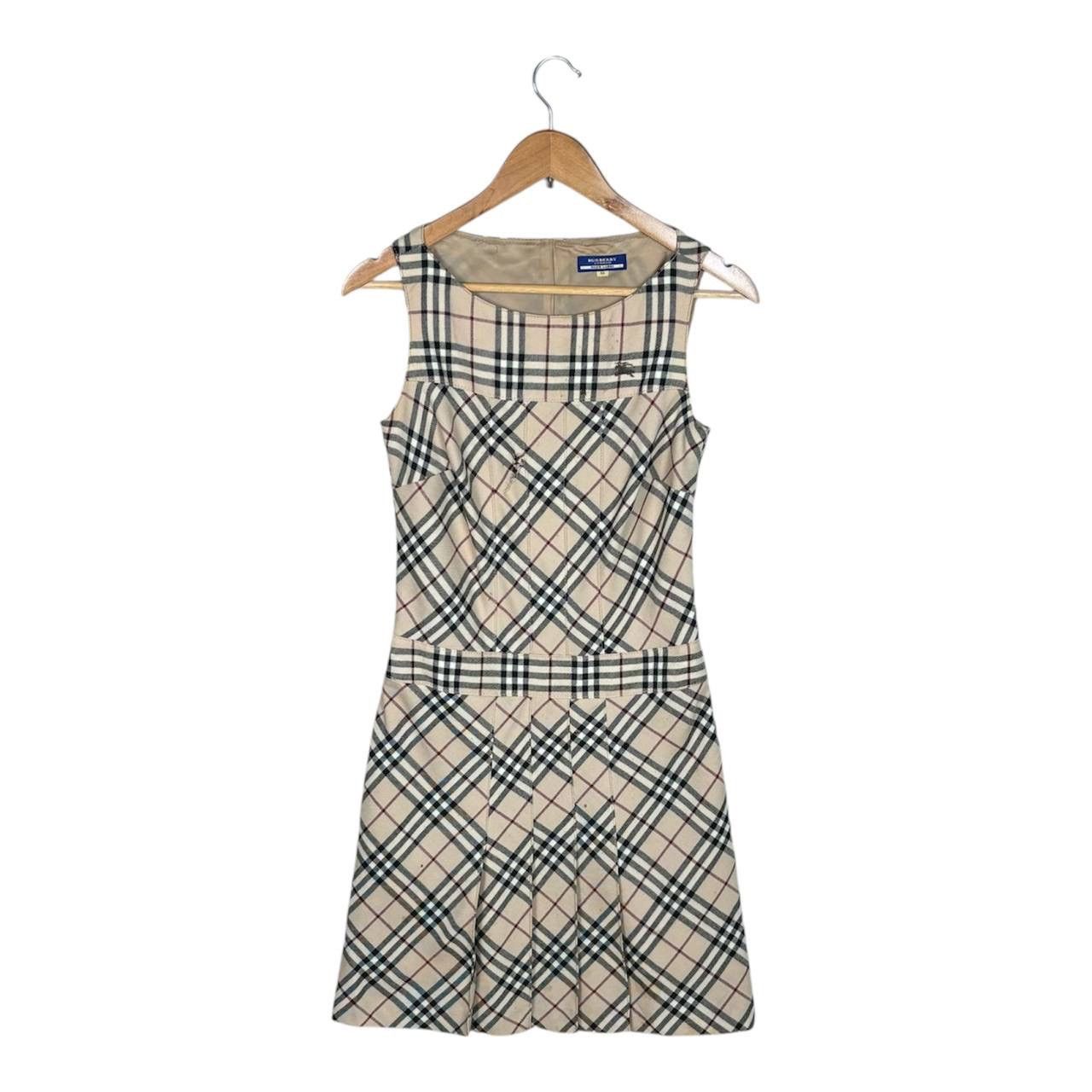 strapless open back dress Burberry London Black Long Flare Sleeve Pleated Midi Dress