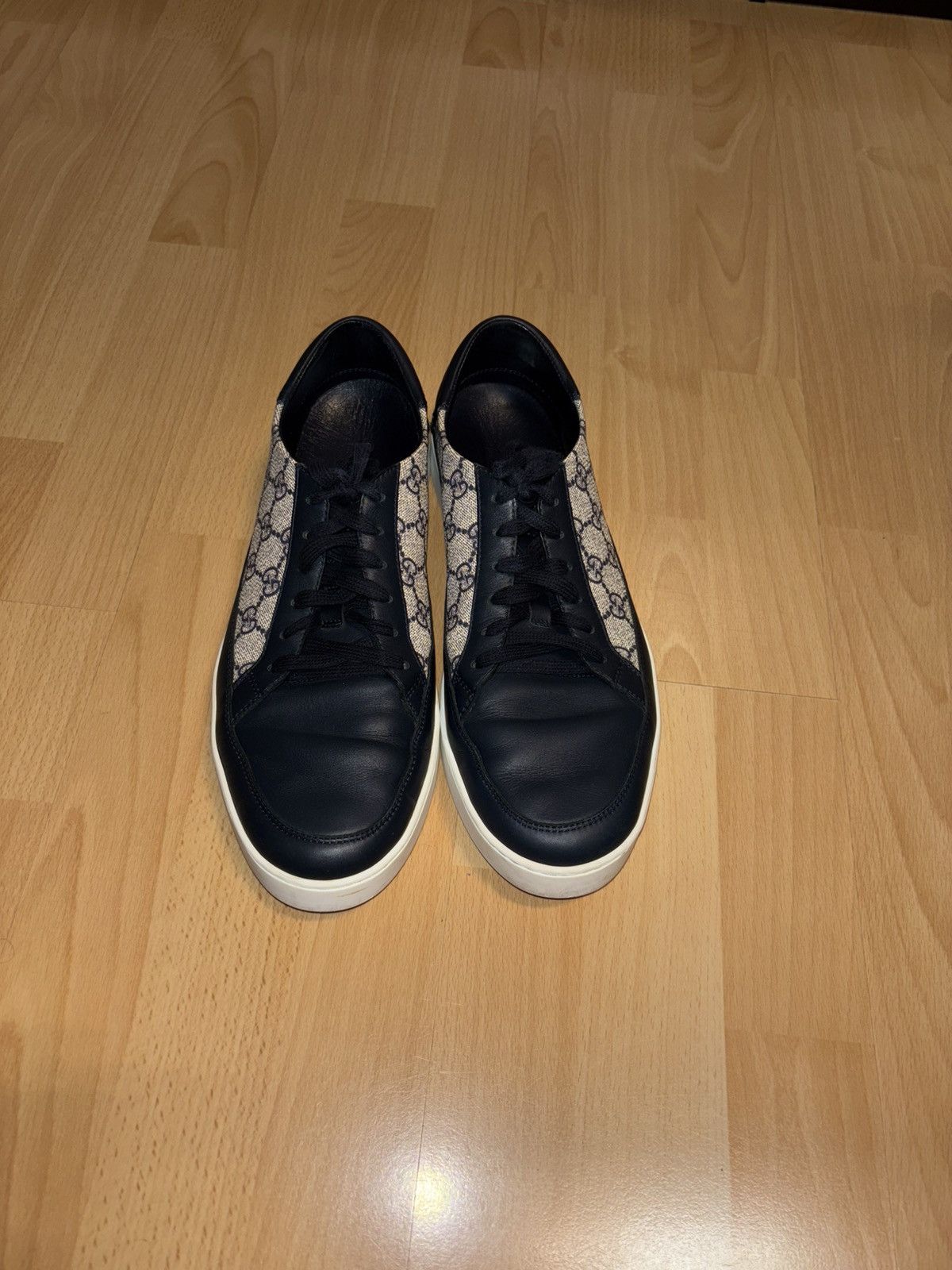 Gucci Gucci Common GG Supreme Navy Size US 11 / EU 44 - 4 Thumbnail