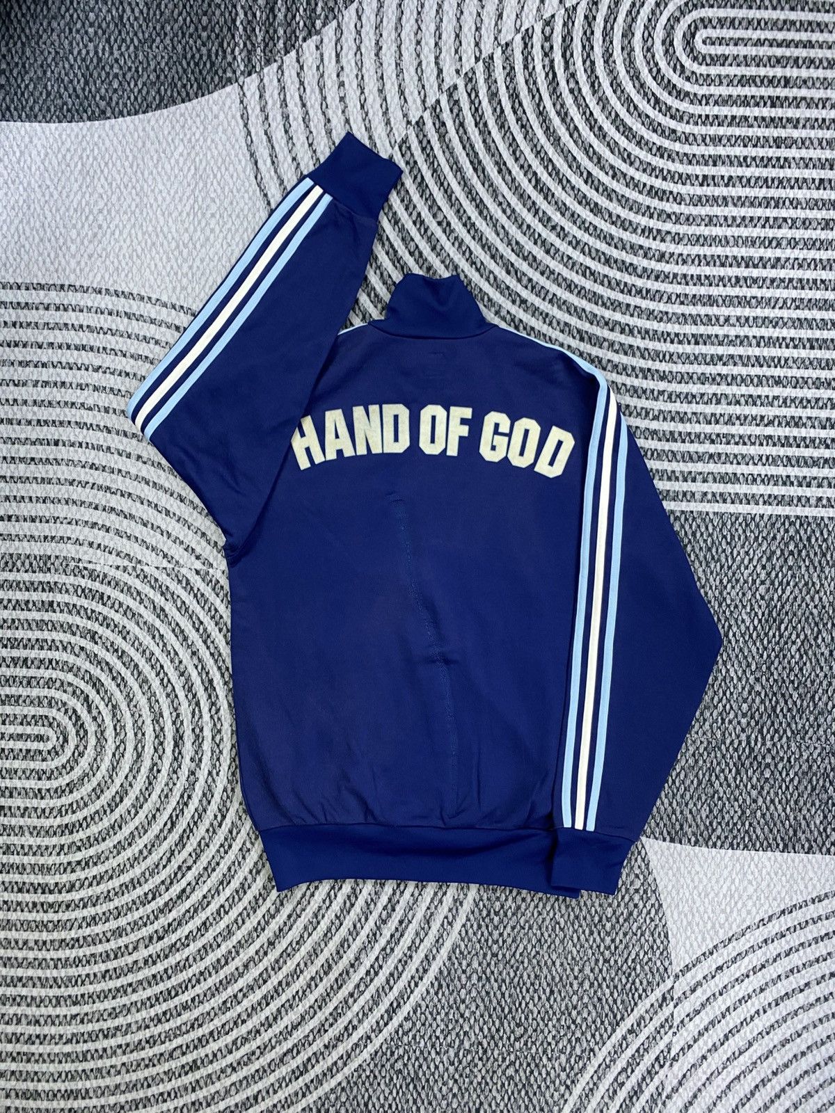 Vintage Adidas Maradona Hand Of God 3 Striped Jacket