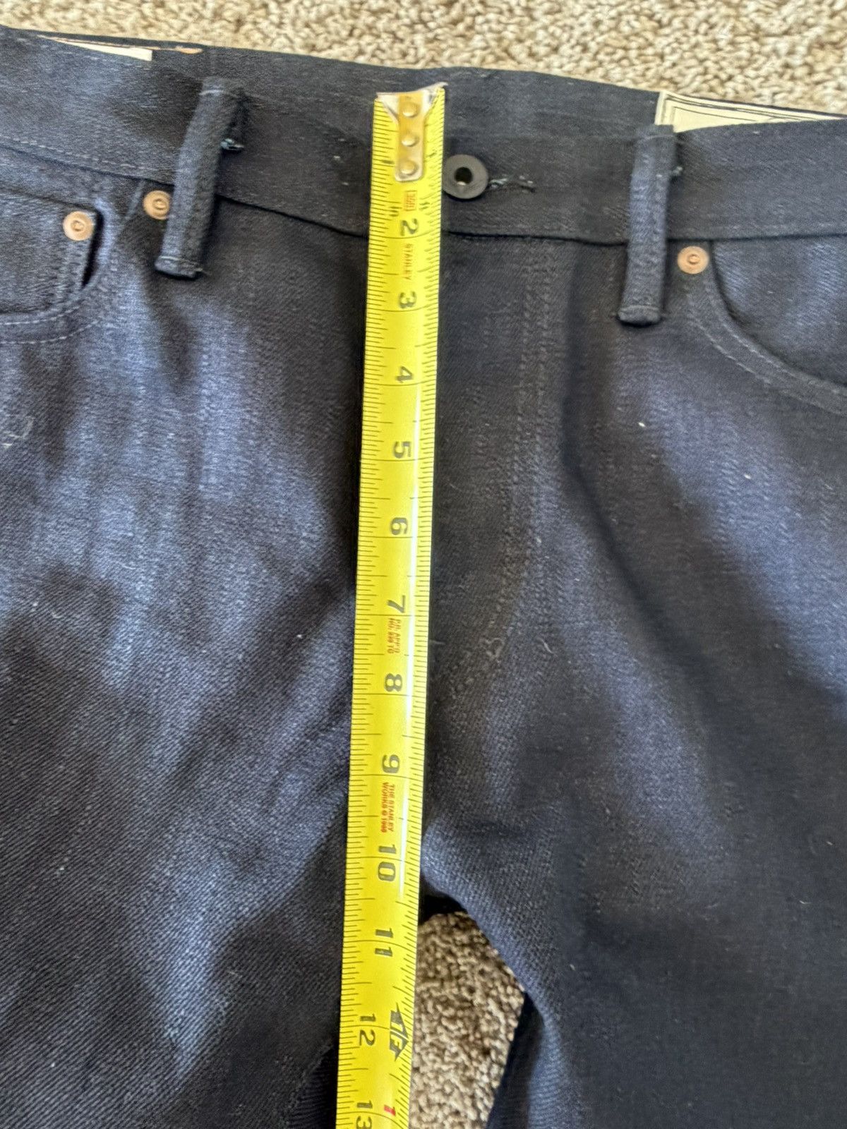 Rogue Territory Rouge Territory Stanton 13.5oz Indigo/Black 32” Selvedge Size US 32 / EU 48 - 11 Thumbnail
