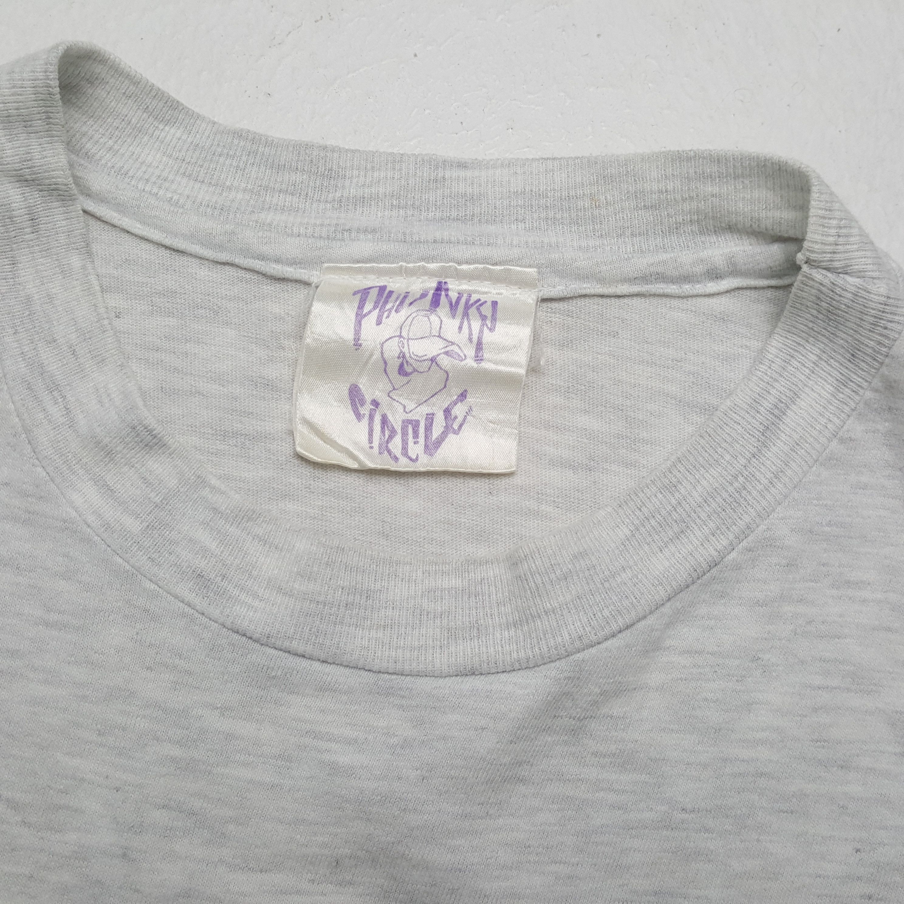 Vintage Vintage 90's PHUNKY CIRCLE American Hip Hop Style T-Shirts Size US XL / EU 56 / 4 - 8 Thumbnail