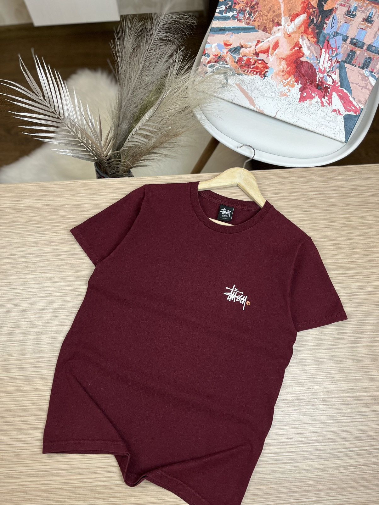 Stussy × Vintage Vintage Stussy Tee Shirt Big Logo Size US S / EU 44-46 / 1 - 2 Thumbnail