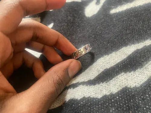 Jewelry Stainless Steel Cuban Link Ring Size ONE SIZE - 4 Thumbnail