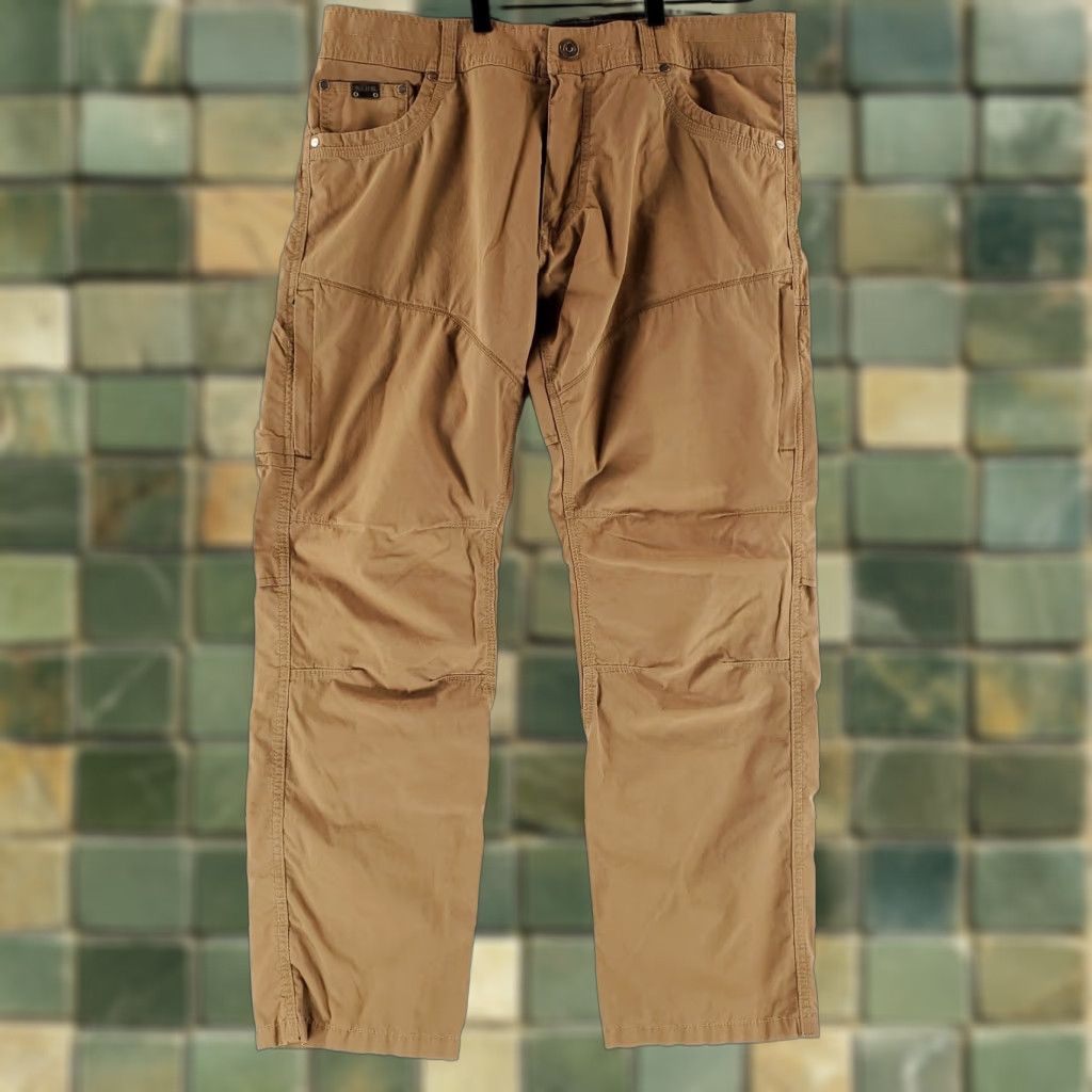 Vintage Kuhl Konfidant Air Pant Pants Brown Mens 34x30 34x29 Actual Cargo Pants Mens Brown 34 29 Inseam Mens Size US 34 / EU 50 - 1 Thumbnail
