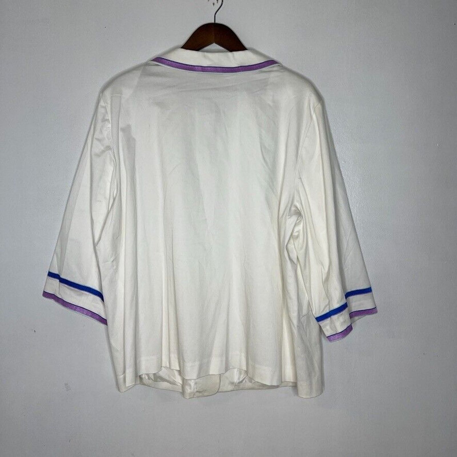 Bob Mackie Bob Mackie Wearable Art Embroidered Button Down 2X Size XXL / US 16-18 / IT 52-54 - 11 Thumbnail