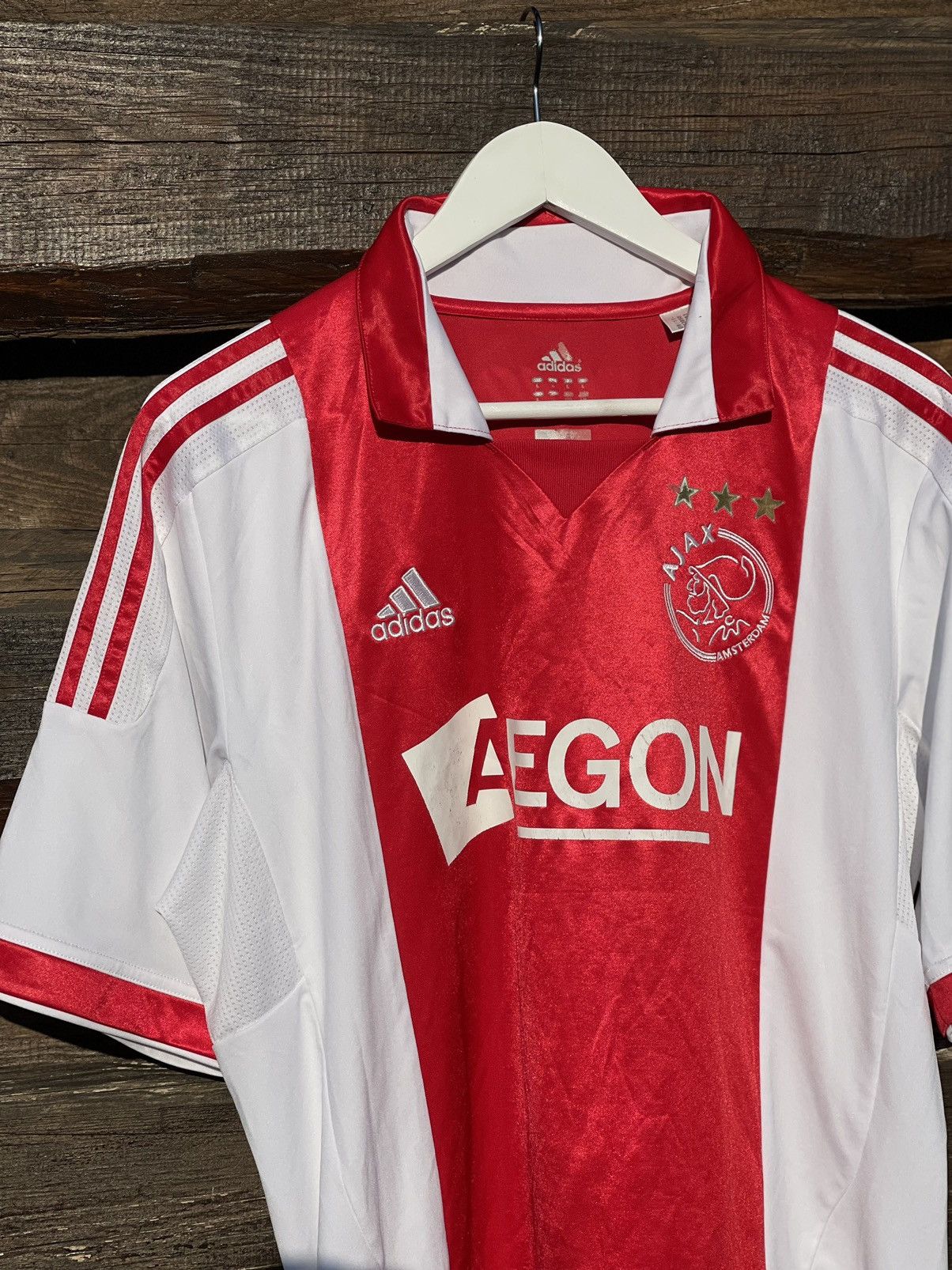 Adidas 2011 Adidas Ajax Amsterdam soccer jersey Size US L / EU 52-54 / 3 - 5 Thumbnail