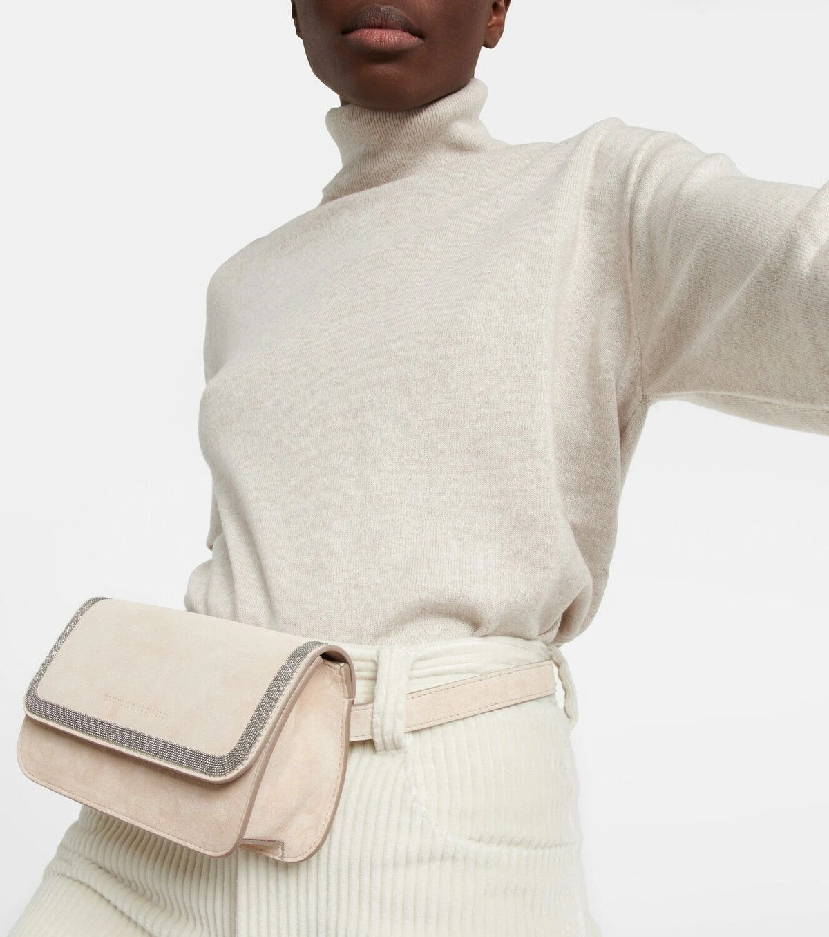 Brunello Cucinelli o1y0725 Size : OS / Belt Bag in Camel Size ONE SIZE - 4 Thumbnail