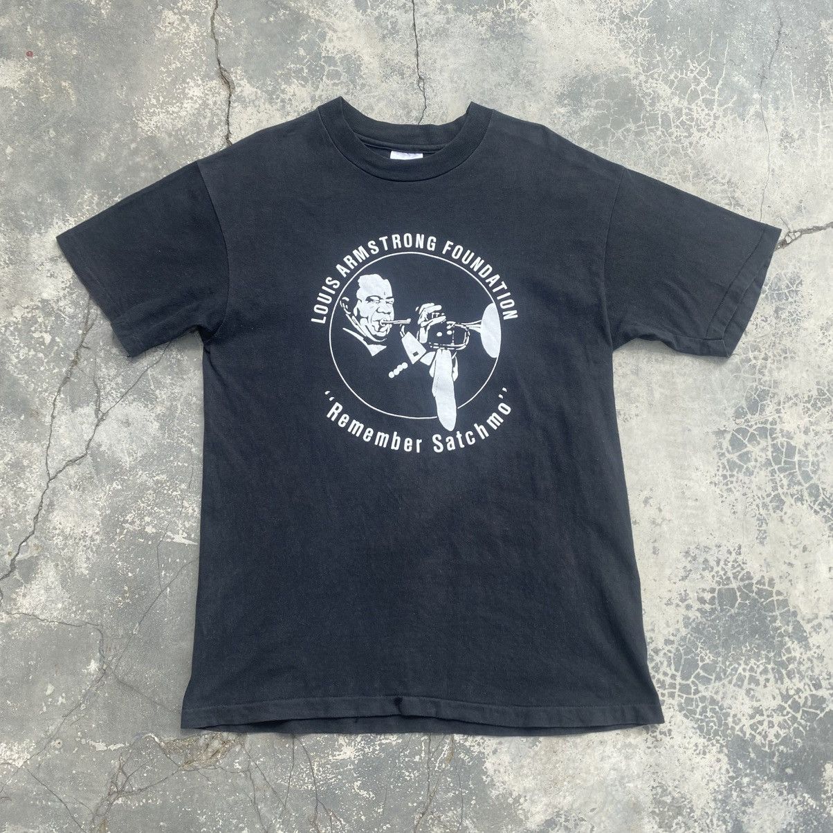 1990s Louis Amstrong What A Wonderful World tee