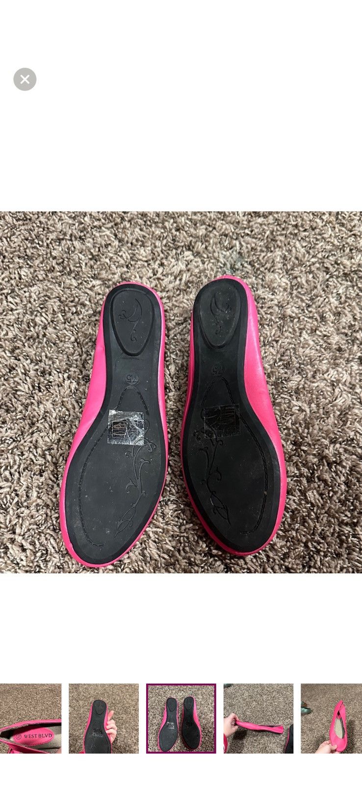 Other Pink flats Size US 7.5 / IT 37.5 - 4 Thumbnail