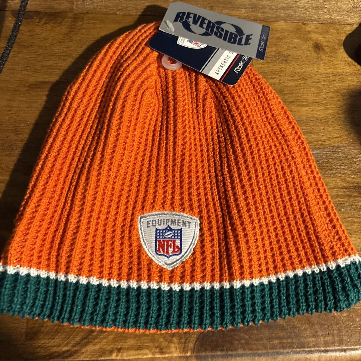 Reebok Sideline gear miami dolphin beanie Size ONE SIZE - 3 Thumbnail