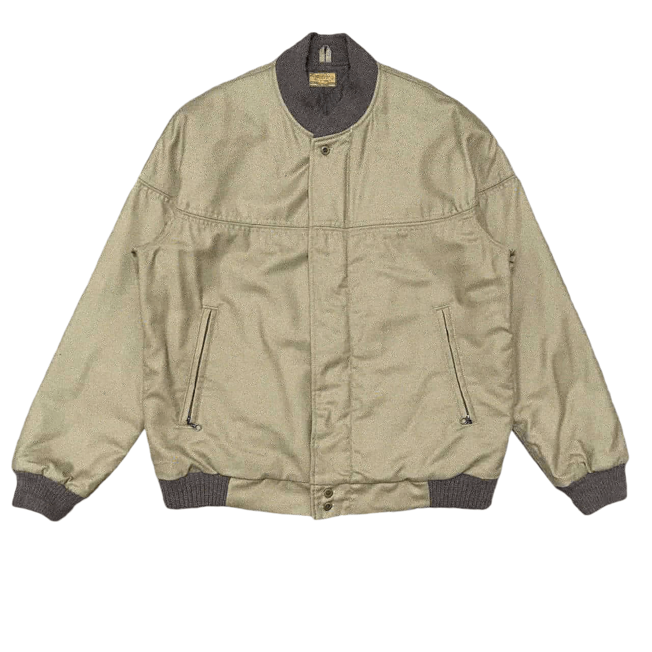 Issey Miyake Vintage Brown by 2-Tacs Wool Bomber Jacket Issey Style Size US L / EU 52-54 / 3 - 1 Thumbnail
