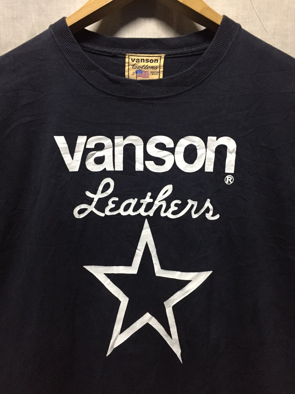 Vanson Leathers Vanson Leathers Star Tee Size US M / EU 48-50 / 2 - 2 Thumbnail