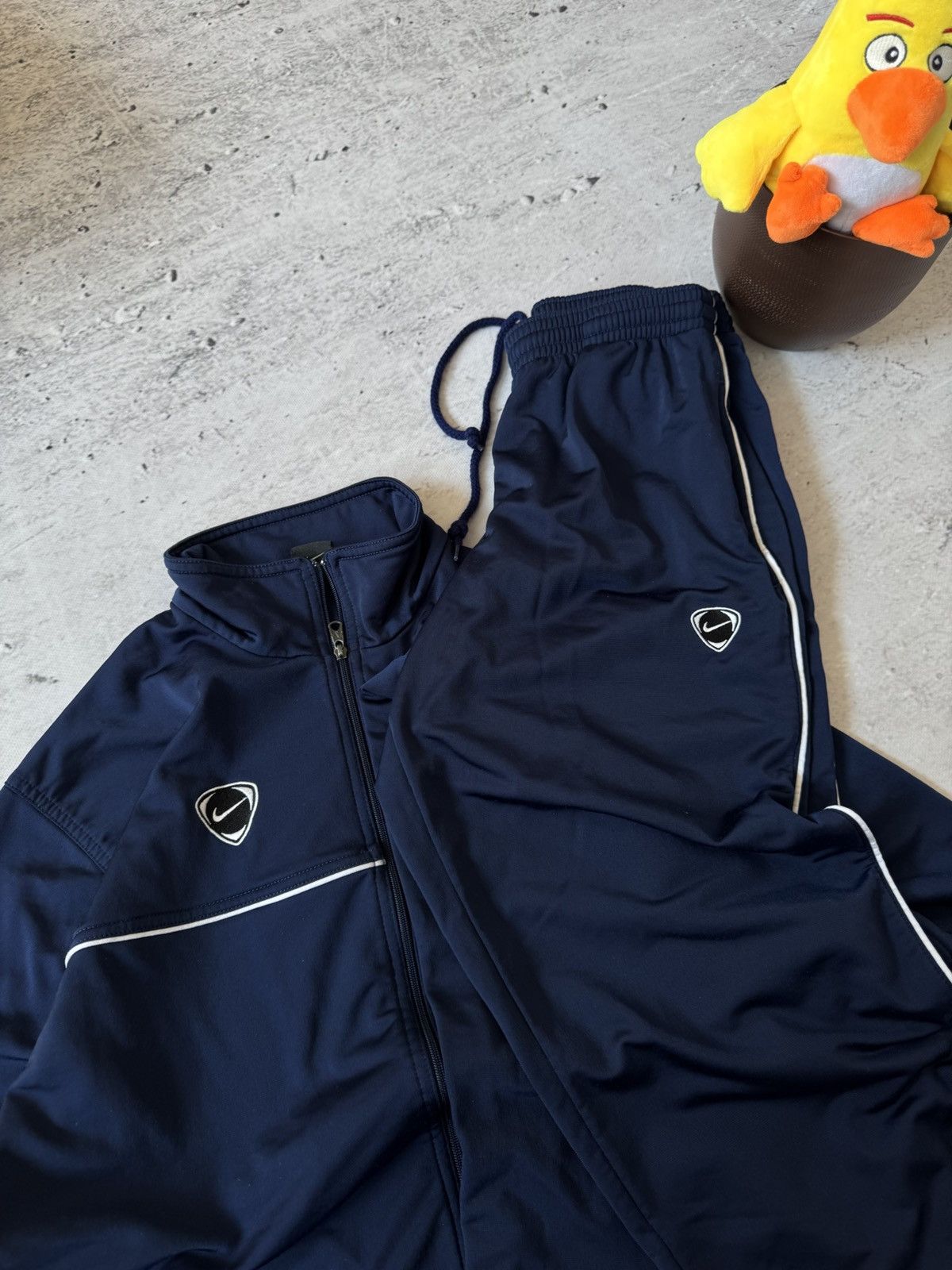 Nike × Vintage NIKE VINTAGE BASIC LOGO OVERSIZE BAGGY TRACK SUIT BAGGY FIT Size US M / EU 48-50 / 2 - 4 Thumbnail
