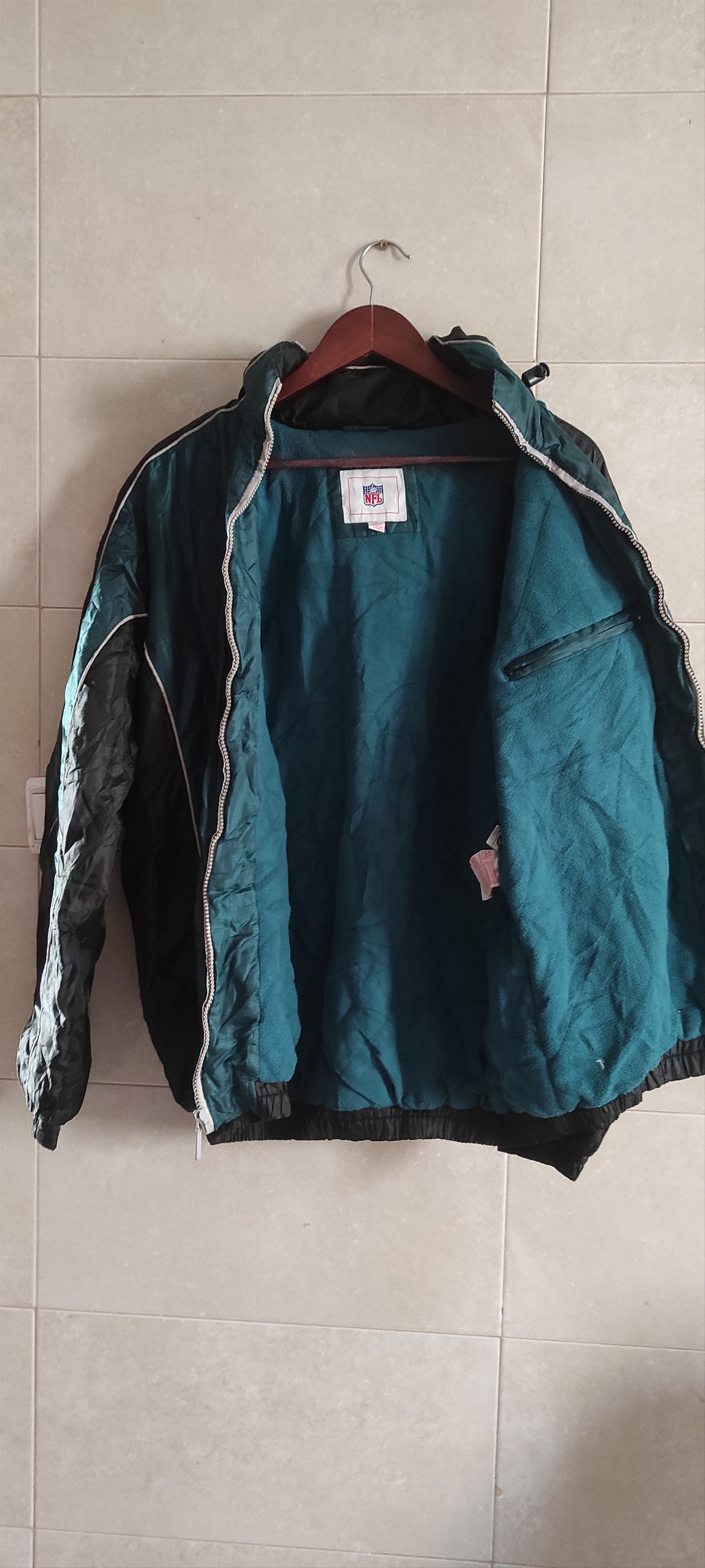 NFL × Vintage Vintage 90s Philadelphia Eagles NFL Full Zip Puffer Jacket Size US M / EU 48-50 / 2 - 4 Thumbnail
