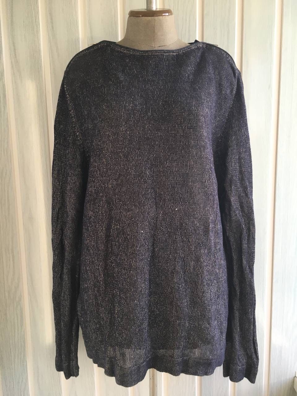 Iceberg × Vintage Vintage Iceberg Metal Knit Viscose Gilmar Pullover Sweater Size US XL / EU 56 / 4 - 1 Thumbnail