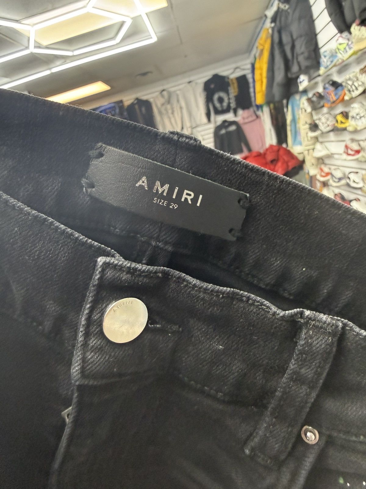 Amiri Amiri Feature Distressed Denim - Paint Splatter Accents Size US 29 - 6 Thumbnail
