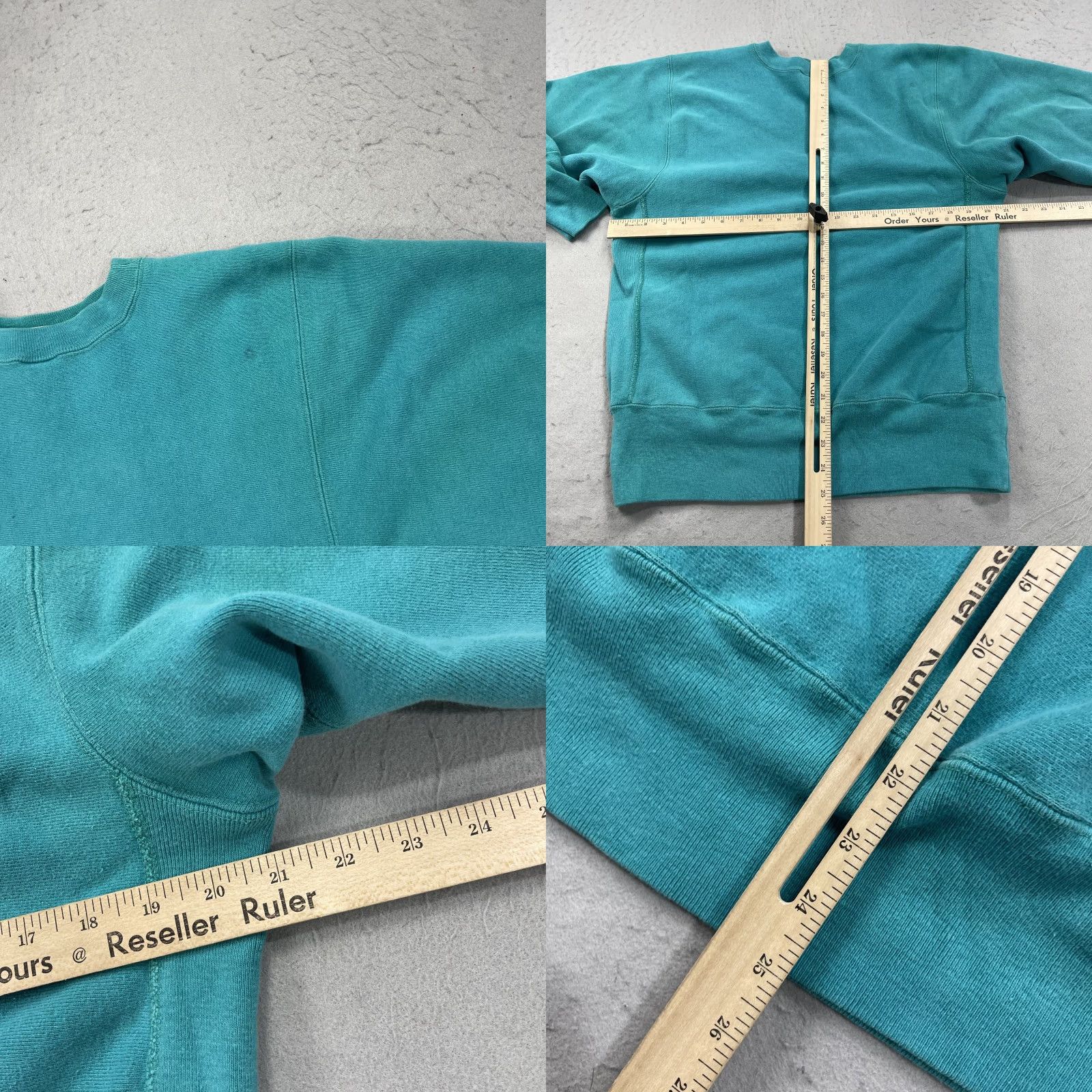 Champion VINTAGE Champion Sweatshirt Mens Large Green Heavy Reverse Weave Made USA 90s Size US L / EU 52-54 / 3 - 8 Thumbnail
