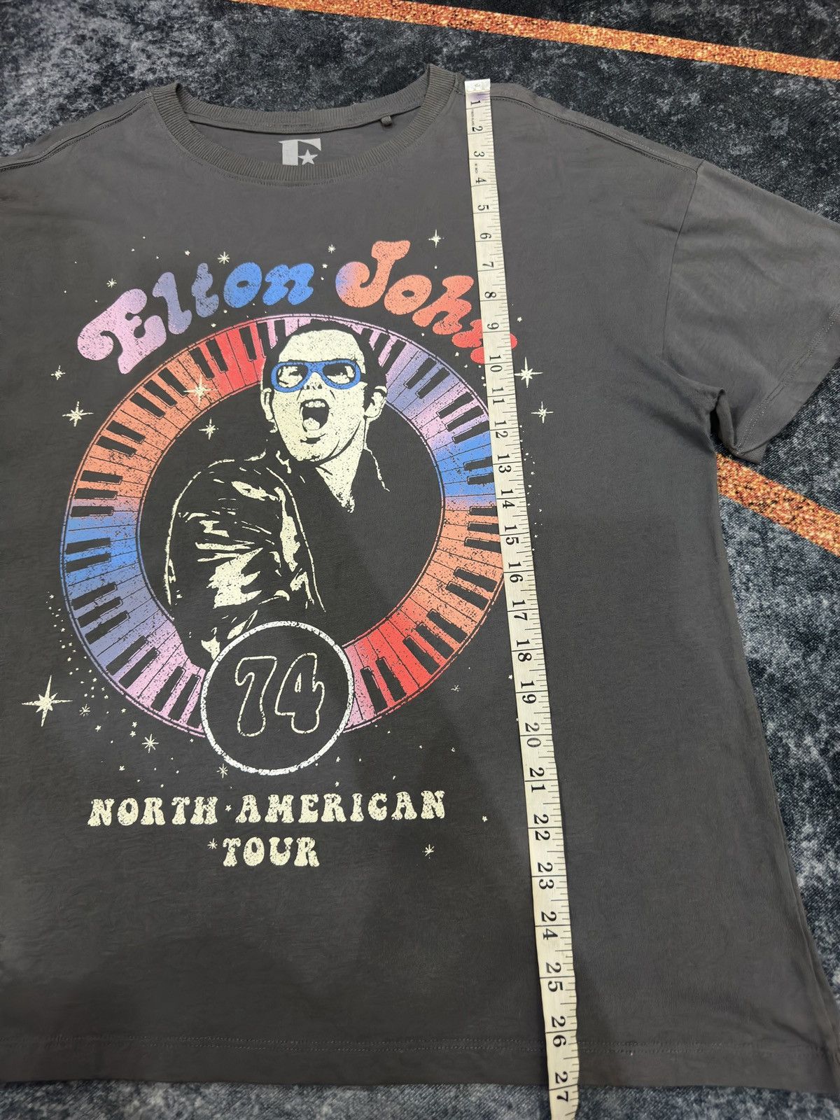 Band Tees Elton John North American Tour Oversize A52 Size US M / EU 48-50 / 2 - 6 Thumbnail