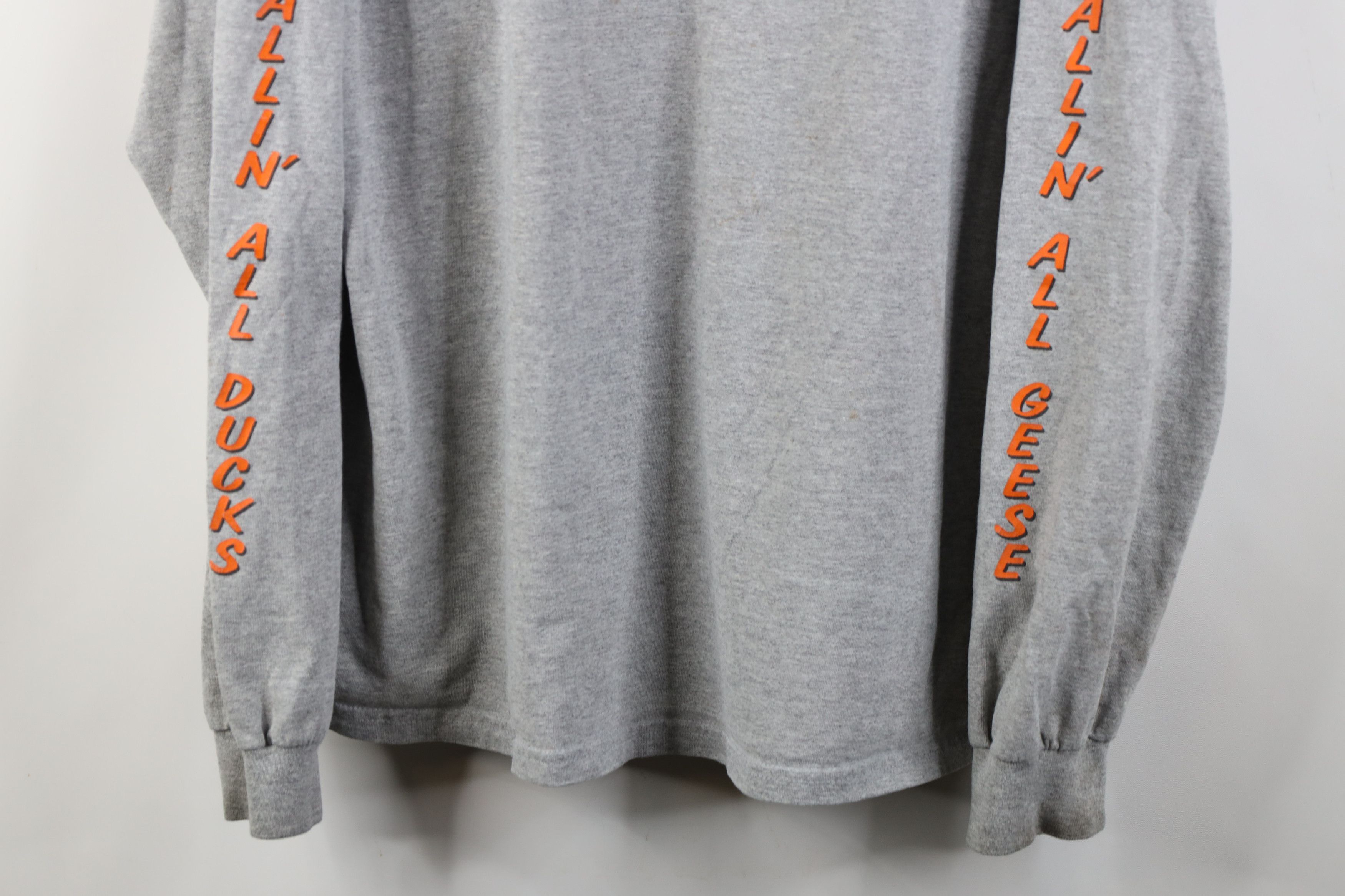 Vintage Vintage 90s Y2K Calls Hunting Geese Duck Long Sleeve T-Shirt Size US XXL / EU 58 / 5 - 3 Thumbnail