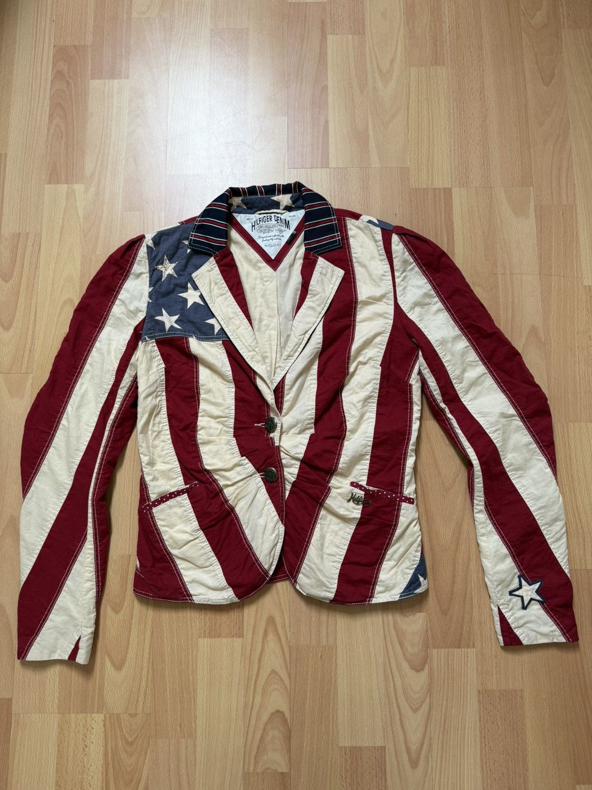 Tommy Hilfiger Tommy Hilfiger Blazer USA Amerika Vintage Size S / US 4 / IT 40 - 1 Thumbnail