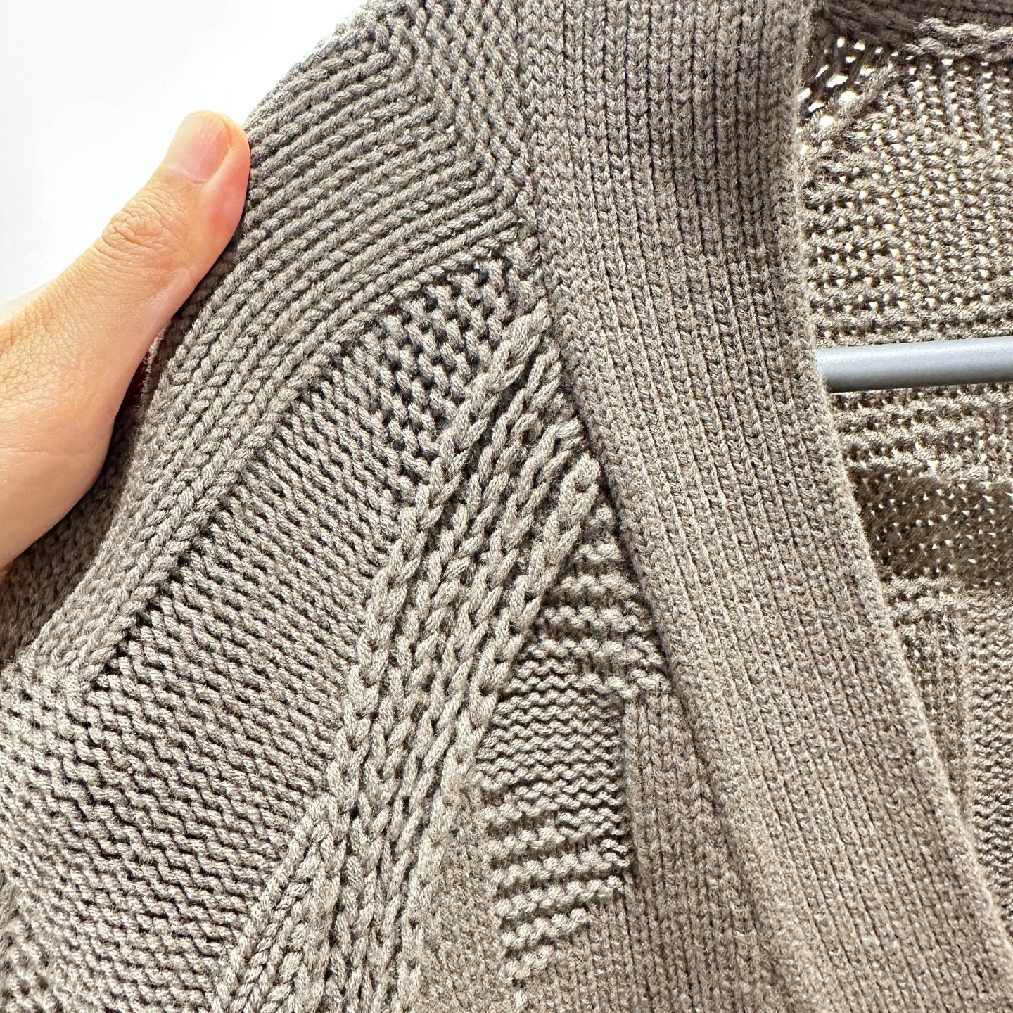 Hermes Hermes may877 embossed H logo chunkyknit cardigan 34 Size XS / US 0-2 / IT 36-38 - 3 Thumbnail