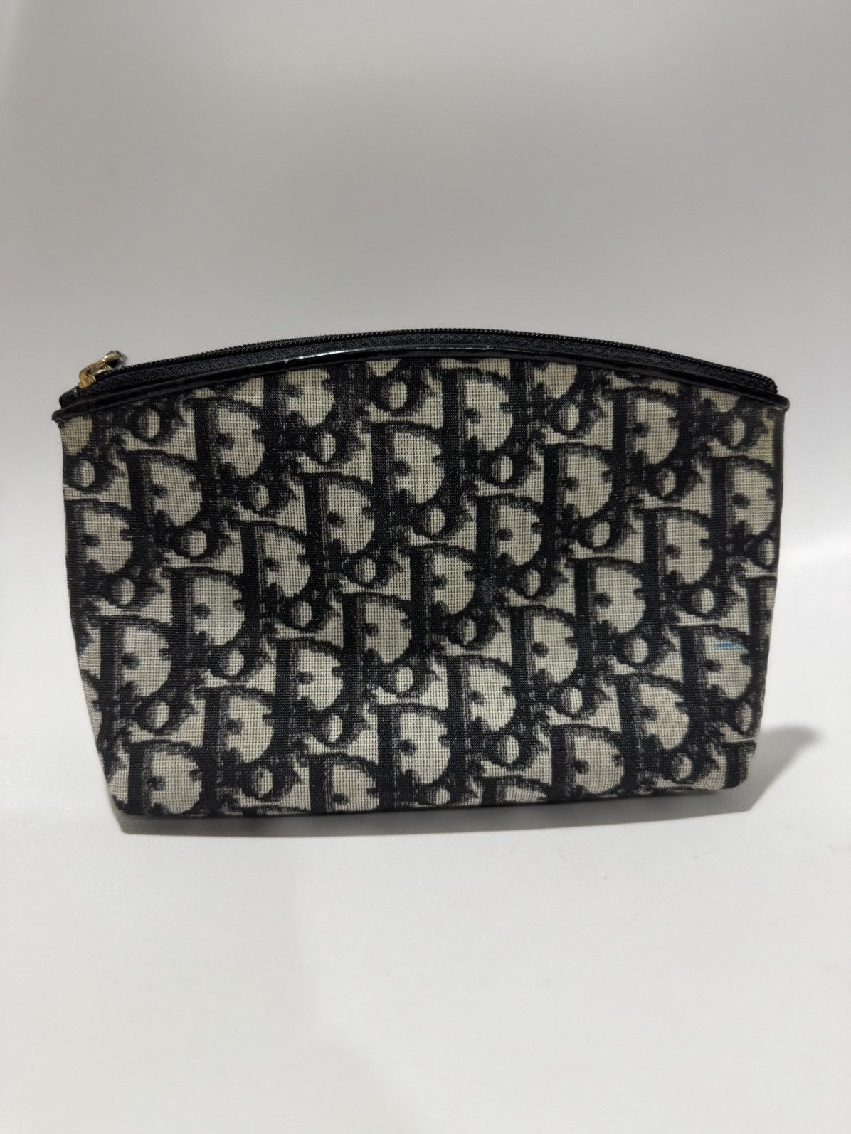 Christian Dior Monsieur × Vintage Christian Dior Trotter Canvas Pouch Nero Auth Size ONE SIZE - 1 Thumbnail