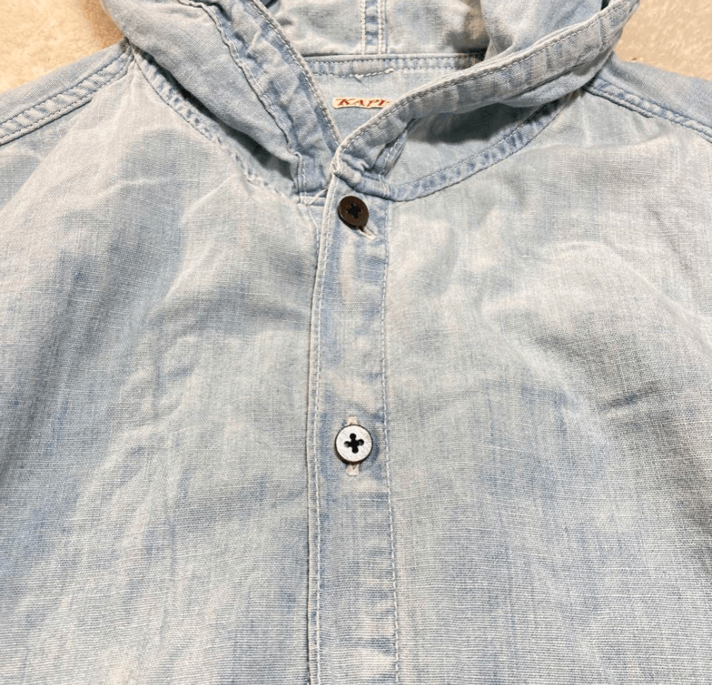 Kapital Kapital Hoodie Shirt Chambray Size US L / EU 52-54 / 3 - 5 Thumbnail