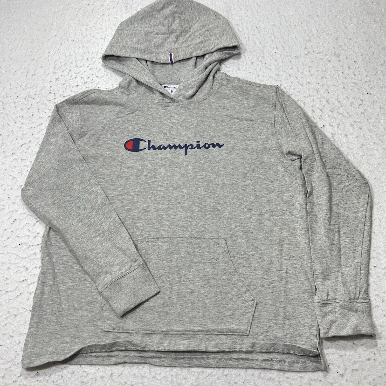 Champion Champion Men's Size Medium Gray Lightweight Hoodie Size US M / EU 48-50 / 2 - 1 Thumbnail