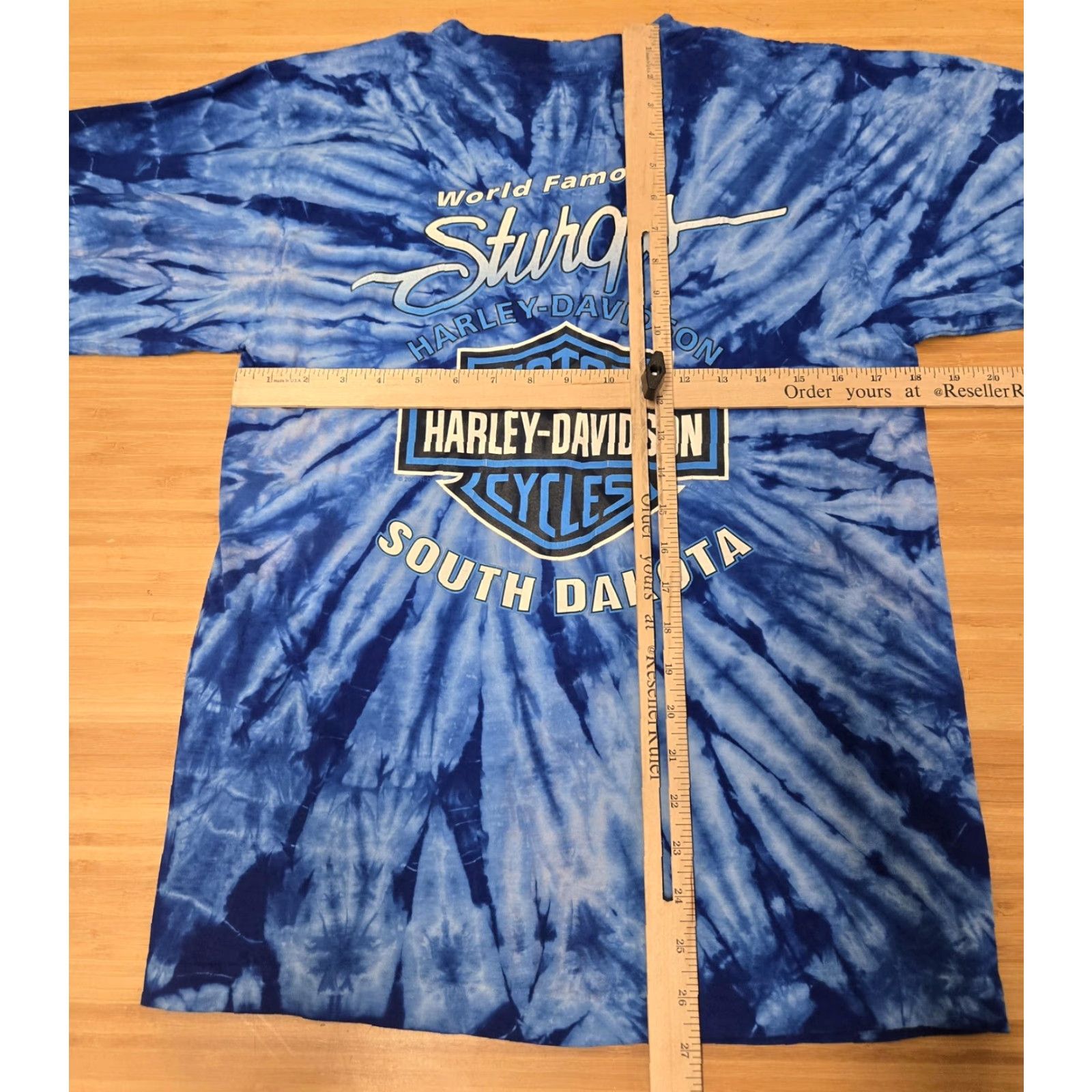 Harley Davidson VINTAGE Harley-Davidson Shirt Mens Small Blue Tie Dye Sturgis South Dakota 2002 Size US S / EU 44-46 / 1 - 7 Thumbnail