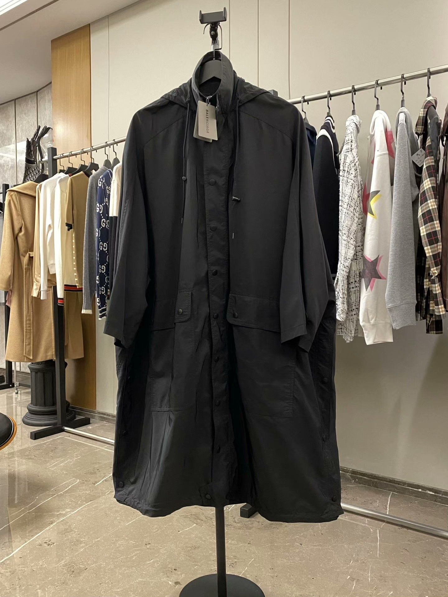 Balenciaga Balenciaga Reflective Black Light Jacket s Men Size US S / EU 44-46 / 1 - 1 Thumbnail