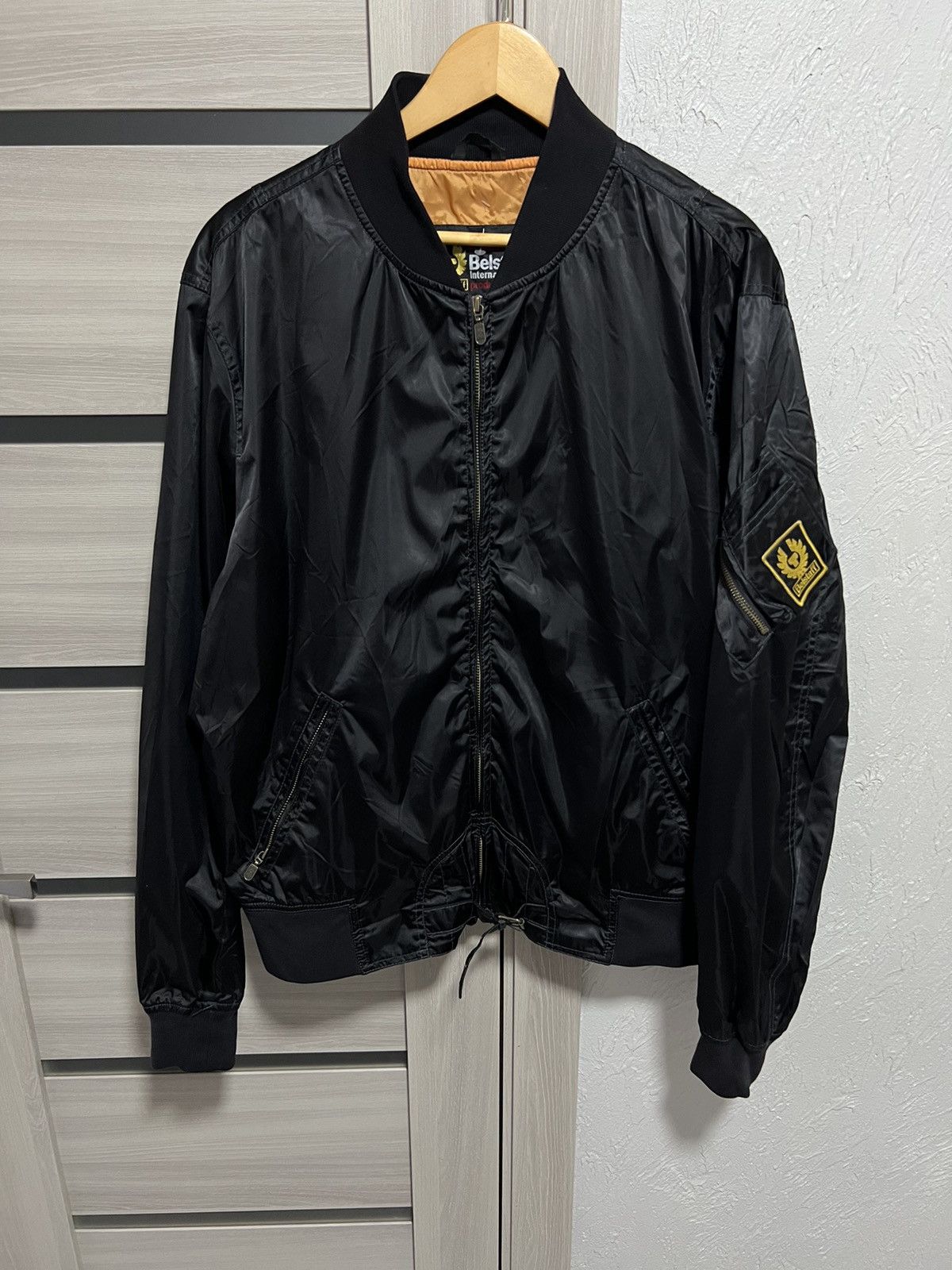 Other BELSTAFF VINTAGE 90s OLD SCHOOL BOMBER MOTO JACKET Size US XL / EU 56 / 4 - 6 Thumbnail
