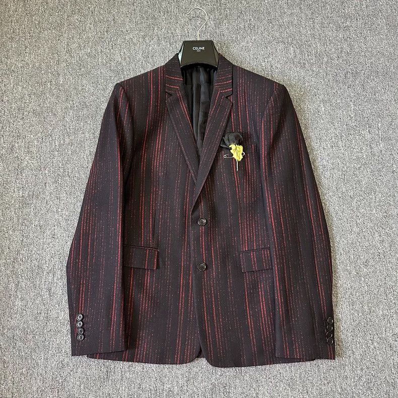 Dior Dior Red wool suit Size US M / EU 48-50 / 2 - 1 Thumbnail
