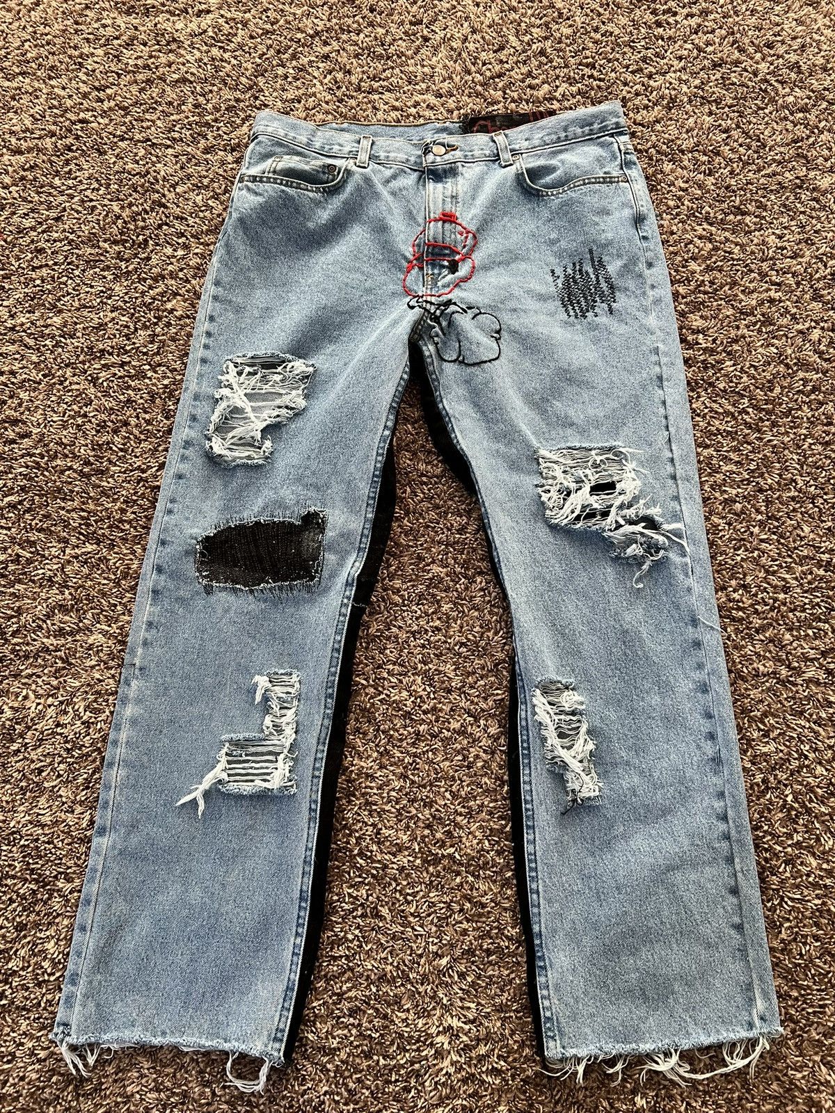 Vintage René Guadalupe jeans Size US 36 / EU 52 - 1 Thumbnail