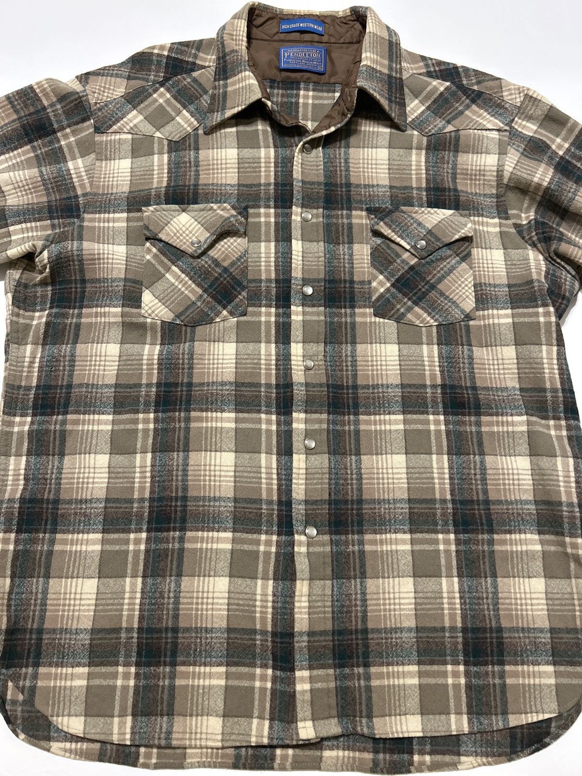 Pendleton Vintage 90s Pendleton Button Up Shirt Flannel Made in USA Size US XL / EU 56 / 4 - 3 Thumbnail