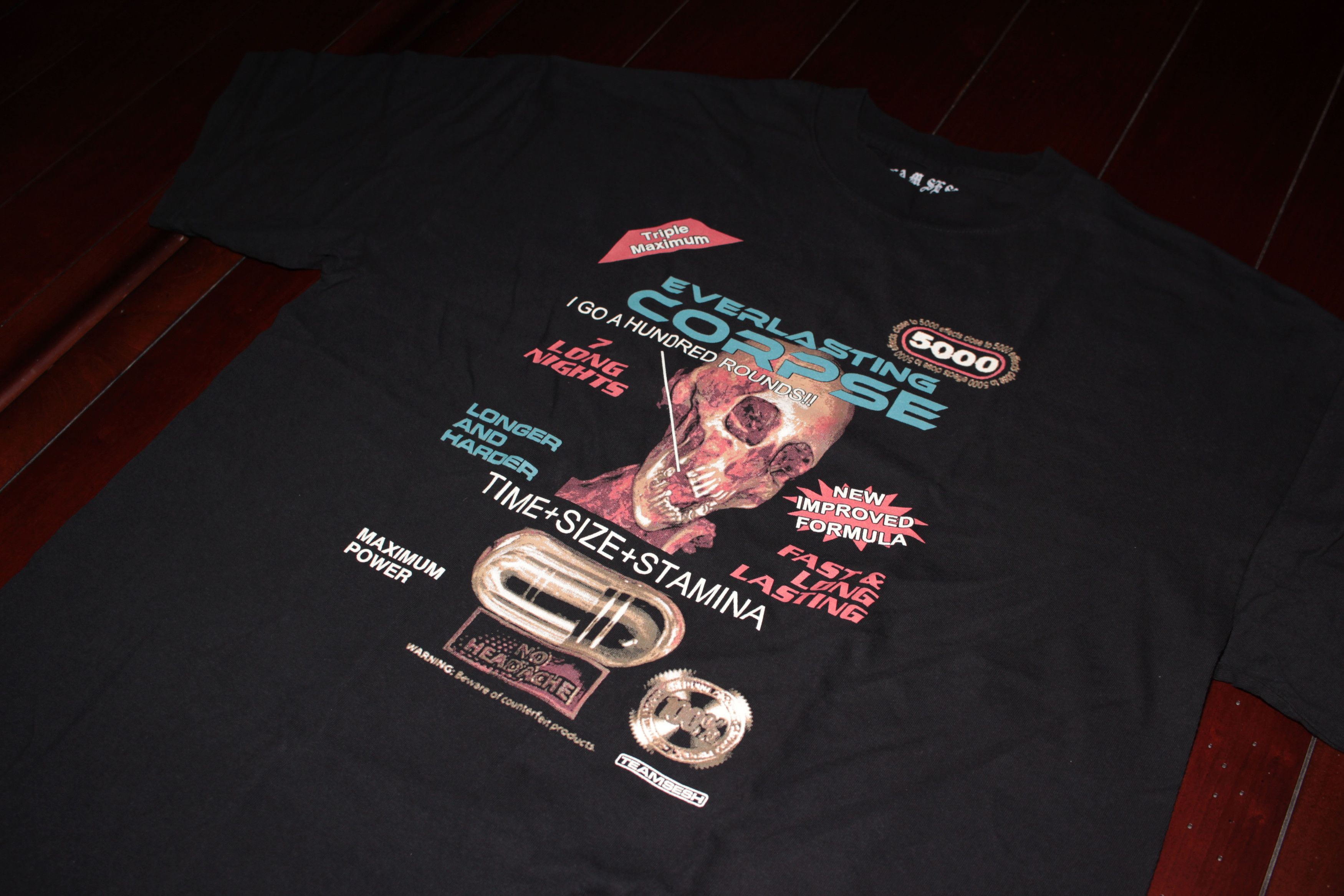 Bones × TeamSESH TeamSESH "EVERLASTING CORPSE" T-Shirt Size US L / EU 52-54 / 3 - 5 Thumbnail