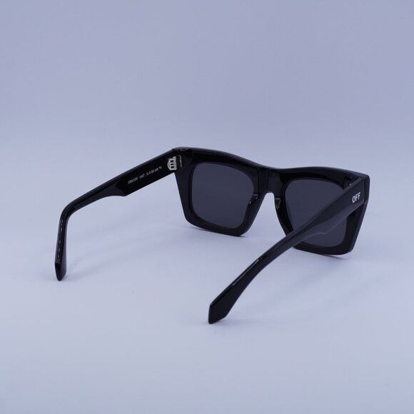 Off-White Off-White OERI13Y SELMA 1007 Sunglasses Black Square Frame Size ONE SIZE - 9 Thumbnail