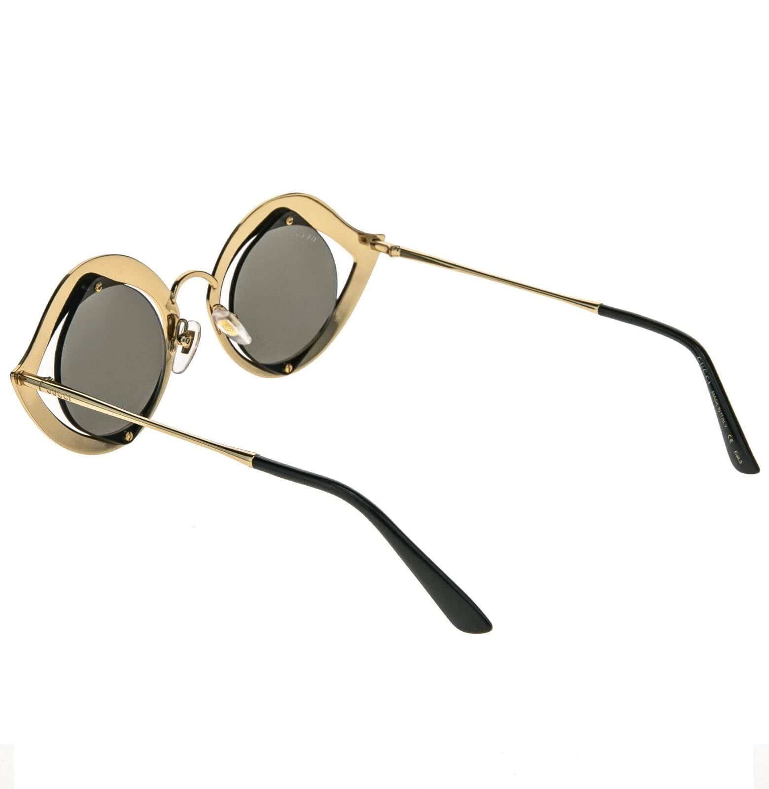 Gucci GUCCI GG0046S CRYSTAL LIPS Stud 0046 Gold Pink Silver Size ONE SIZE - 8 Thumbnail