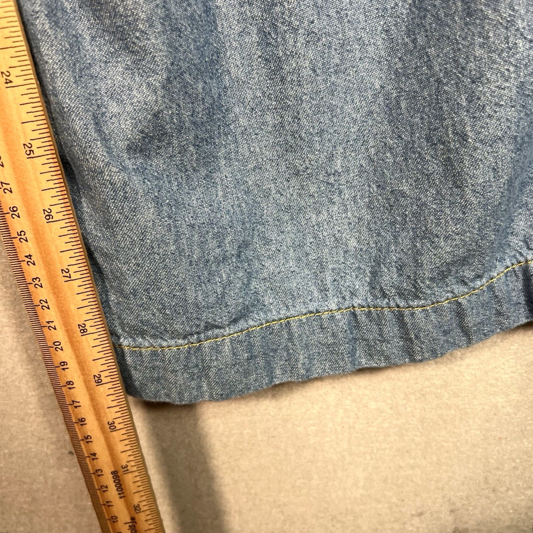Zara VINTAGE Zara Women's Jeans Wide-Leg Belted Elastic Waist Denim Pants Blue 2 Adults Womens Medium 26 in 29.5 in 8/10 Ships Next Business Day Size 26" / US 2 / IT 38 - 5 Thumbnail