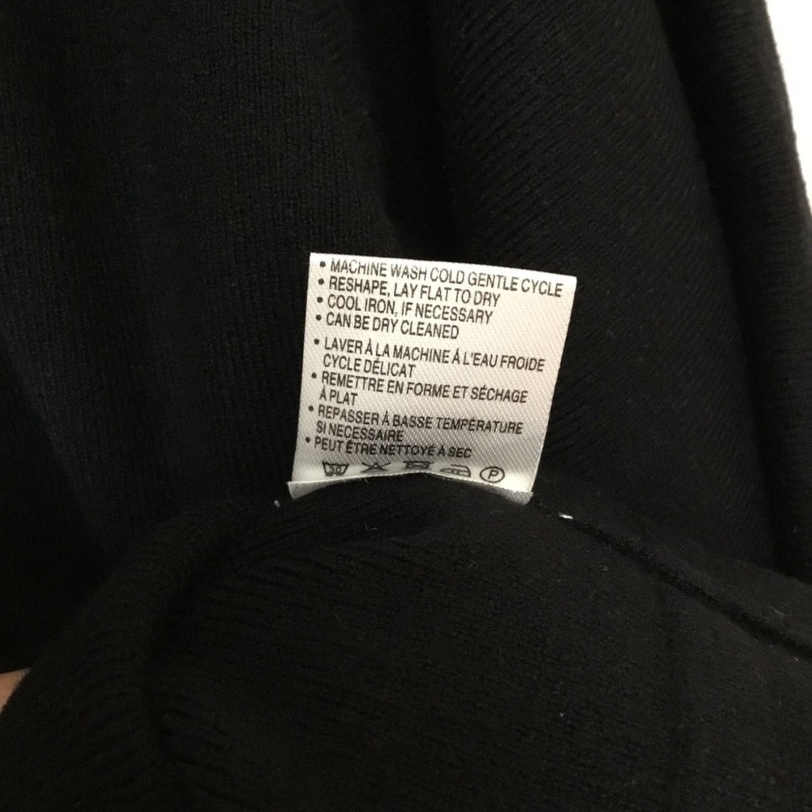Anthropologie Maeve Black Crop Hoodie Sweater with Cape Sleeves Size S / US 4 / IT 40 - 6 Thumbnail