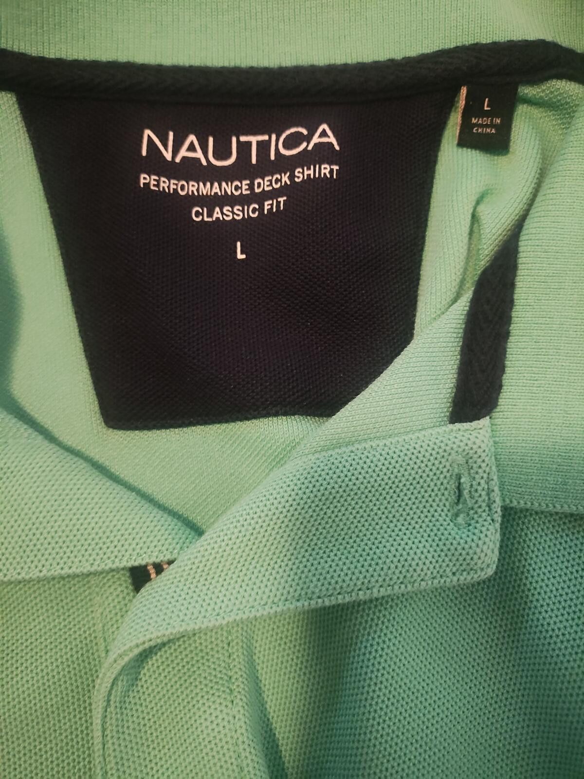 Nautica Nautica Classic Fit Performance Deck Polo Shirt Large Mint Size US L / EU 52-54 / 3 - 6 Thumbnail