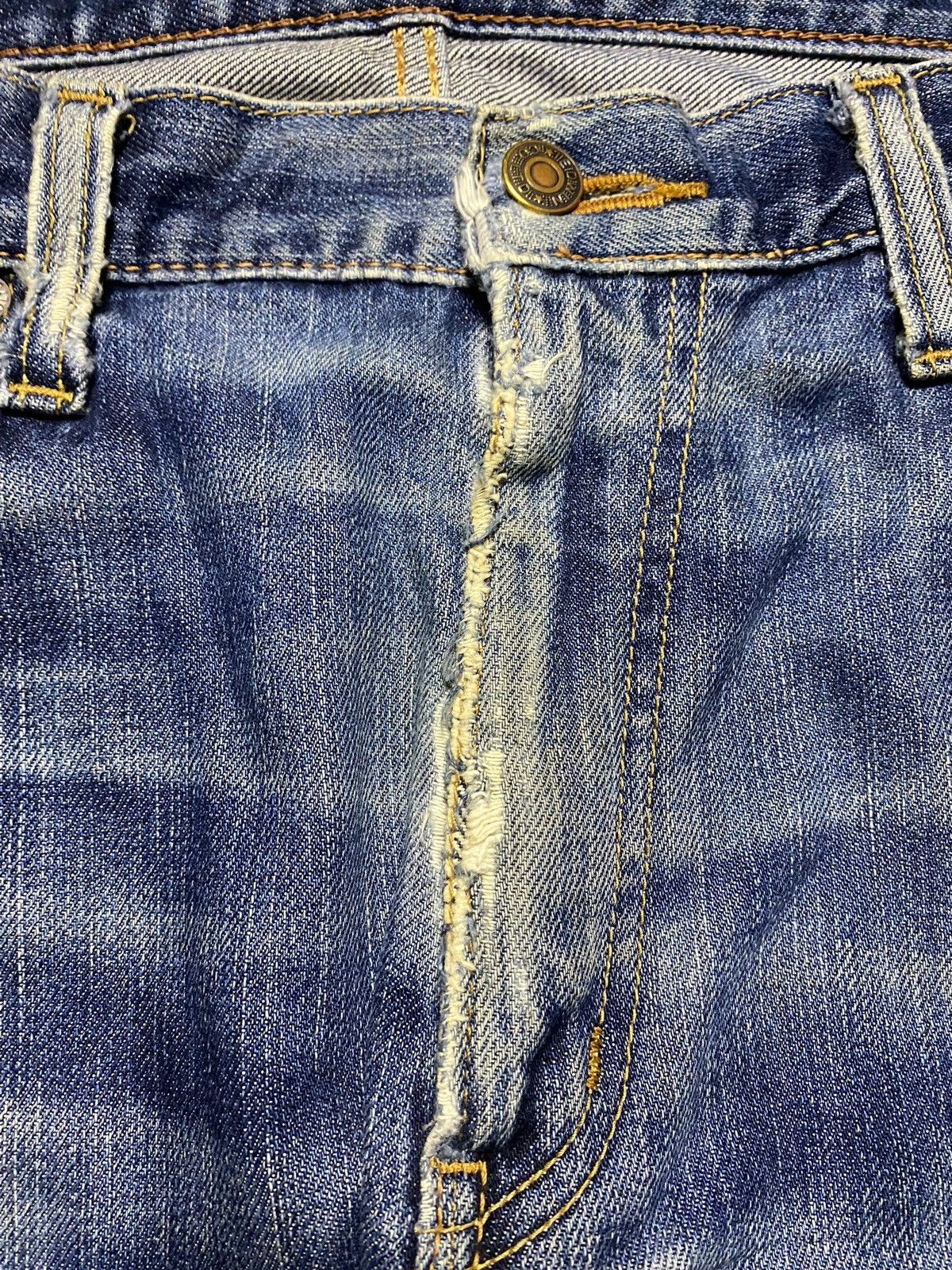 Edwin Japan Edwin International Basic Blue Wash Loose Jeans Size US 35 - 10 Thumbnail