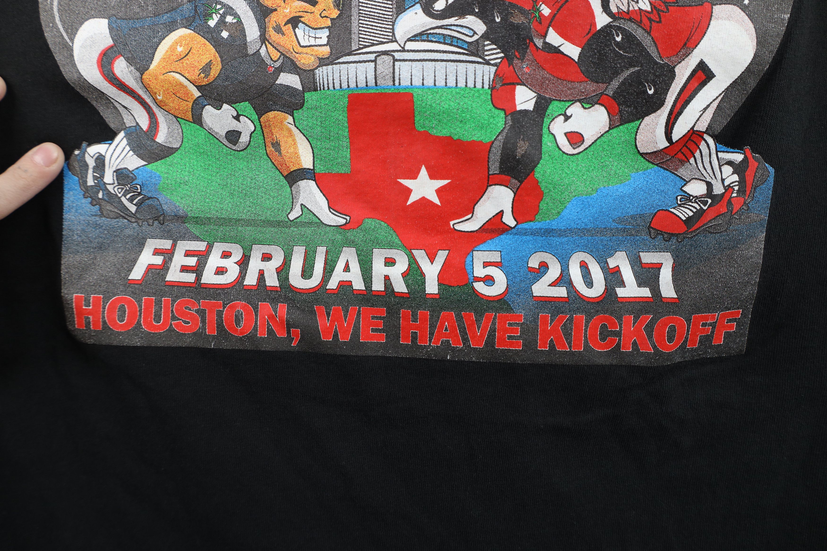 Vintage Vintage Y2K 2017 Super New England Patriots Atlanta T-Shirt Size US L / EU 52-54 / 3 - 7 Thumbnail